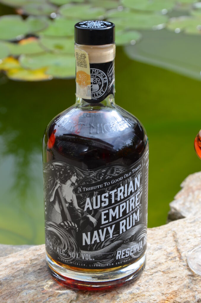 Láhev rumu Austrian Empire Navy Rum Reserva 1863
