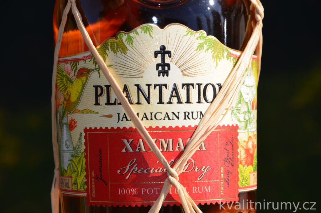 Přední etikta Plantation Xaymaca Special Dry